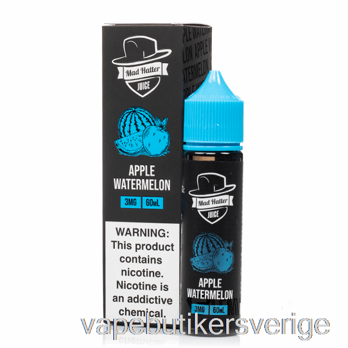 Vape Sverige äpple Vattenmelon - Mad Hatter - 60ml 0mg